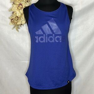 EUC Adidas blue jersey tank top
